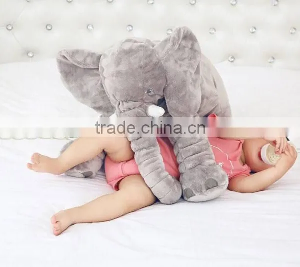 Hot Style Children's Elephant Doll/ Elephant Back Cushion Pillow WeiDang Super Soft Plush Toys Elephant Baby Pillows Waist photo-5