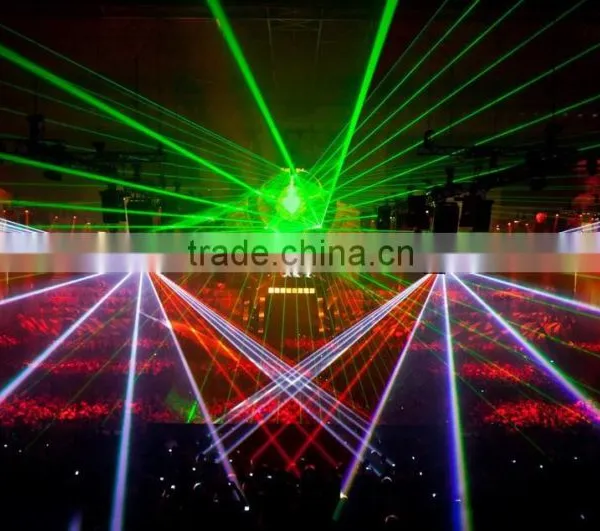 Led Portable Lazer Effect Disco Laser Light dj Package Three Head Rgb Multi Colored photo-5