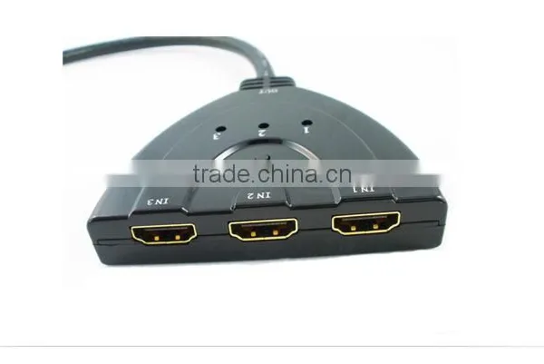 3-Port HDMI Switch 3x1 HDMI Switcher HDMI Bluetooth Adapter 1.5 Meters Longer photo-4