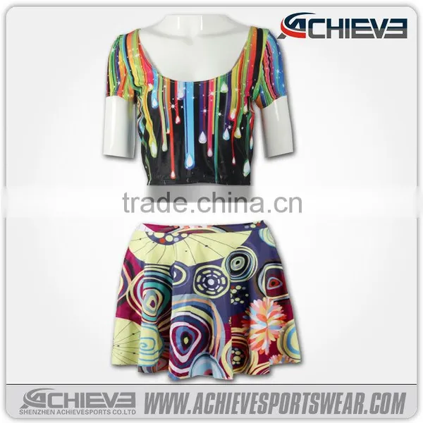 Wholesale Fashion Tank Top Spandex Cheerleading Uniforms