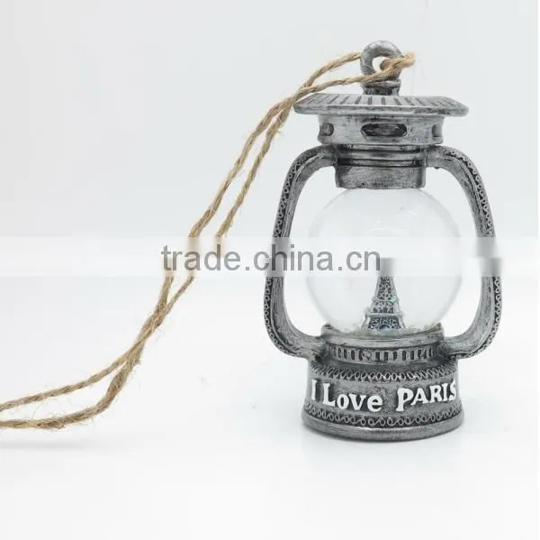 Decoration Fashion Design Decorative Resin Mini Hurricane Lamp photo-2