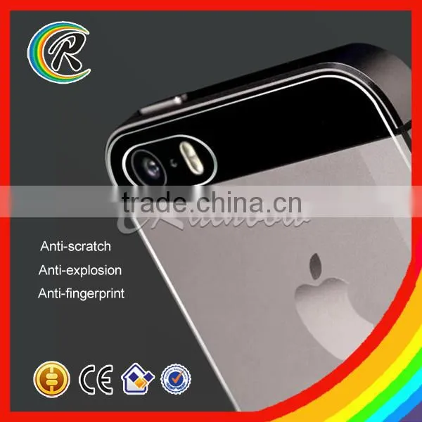 Anti-shock 0.33mm for Iphone 5 5S 5C Back Glass Tempered Screen Guard photo-6