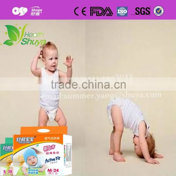 Disposable Diaper Type and Embroidered Feature Sleepy Baby Diaper