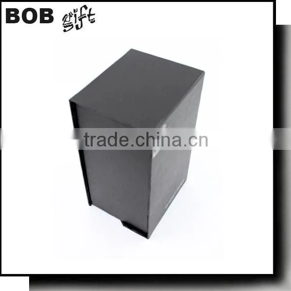 2015 Hot Sale Custom Logo Printed Black Matt Paper Gift Box photo-3