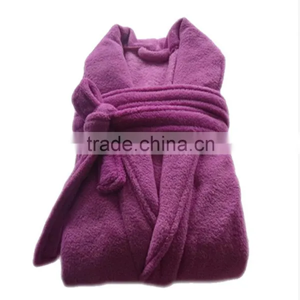 100% Polyester Coral Fleece Bath Gown(microfiber Bath Gown) photo-2