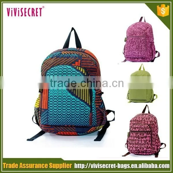 Vivisecret 2016 Fashion Teenage Girl Schoolbag Casual Bright Colors Cartoon School Backpacks photo-6