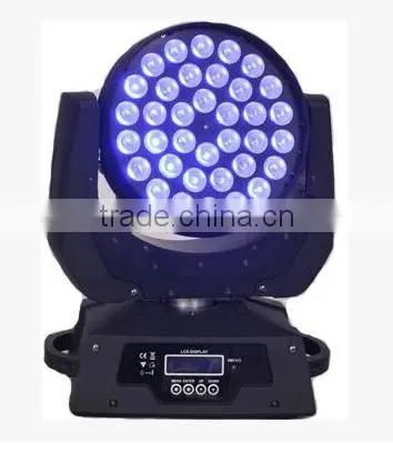 Rgbw Zoom 36x10w 4in1 Led Moving Head Wash Light IP20 Led Zoom Moving Head Light photo-2