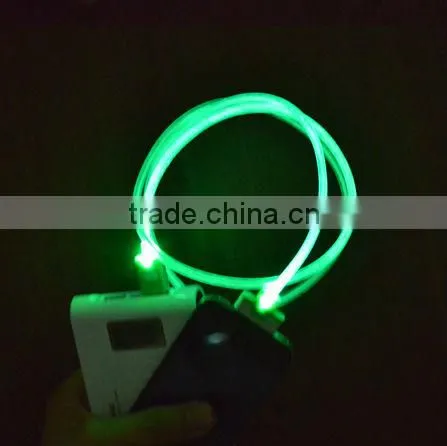 Colorful Led Smiley Face For,iphone 5 Led Cable