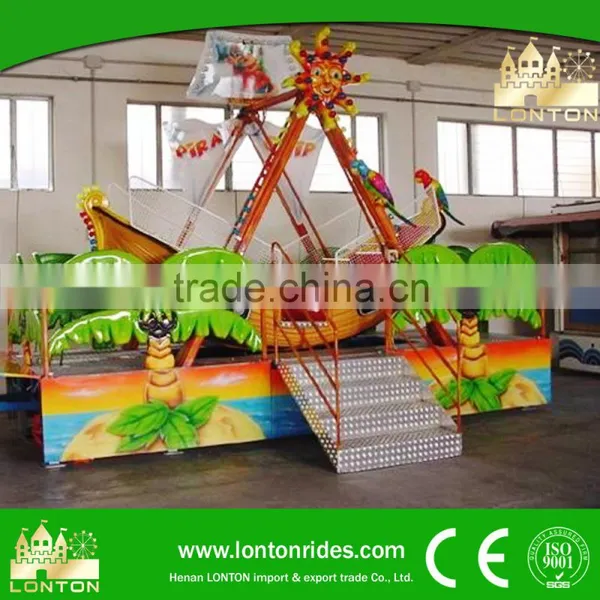 Thrilling Outdoor Kids Games Ride Mini Pirate Ship for Sale photo-4