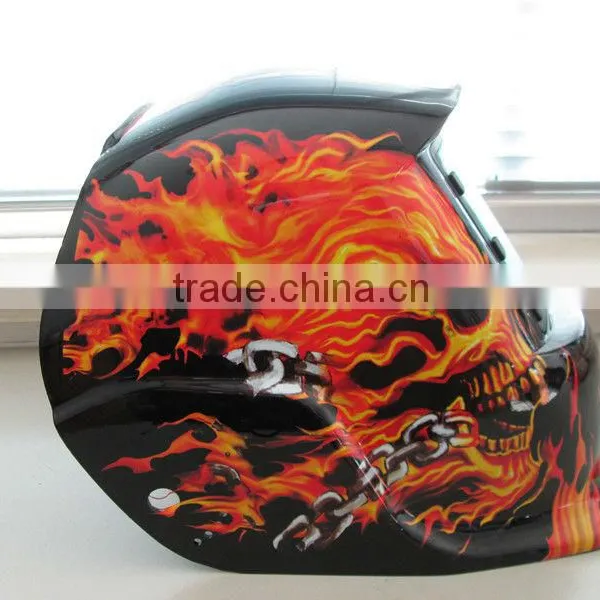 Skull Flame Industrial Face Shield photo-4