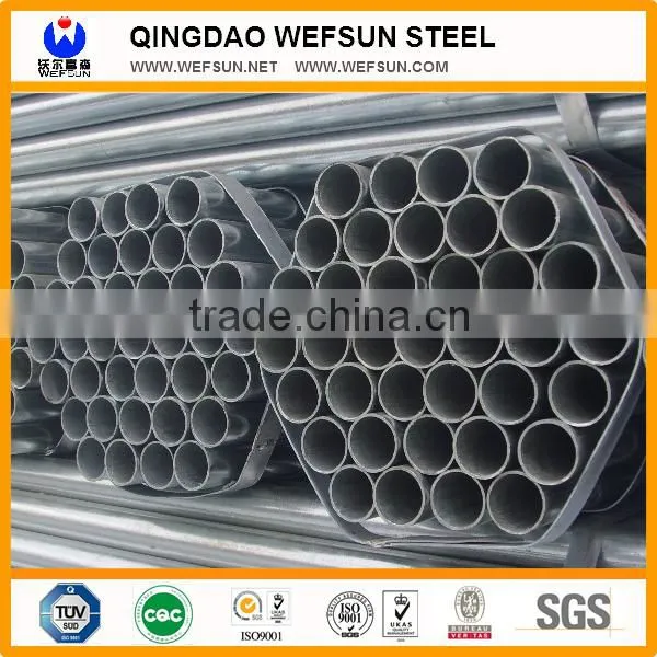 Galvanized Steel Pipe Round Shape / Galvanized Steel Tube Size/price for Sale photo-2
