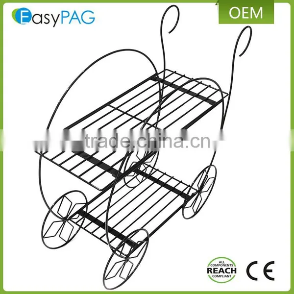 Outdoor Garden Metal Decorative Flower Pot Stand,Metal Flower Pot Holder photo-3