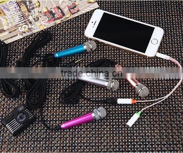 Mini Microphone for Apple and Android Mobile Phone Karaoke, AUX Port Microphone for Computer and Latop photo-3