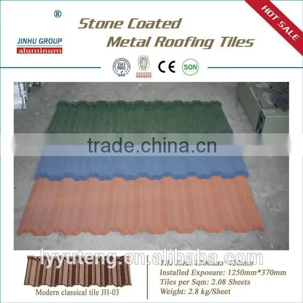 Cheap Price From Factory /Shingle /classical Roofing Materials/ Stone Coated Metal Roof Tile photo-4