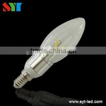 UL CUL CE ROSH SAA Listed High Quality and New Style 360 Beam Angel 3w E14 E12 LED Candle Light for Hotel