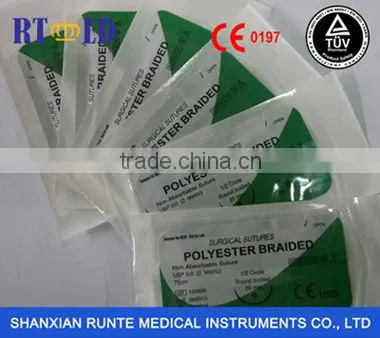 Surgical Suture Silk Thread/ Polyester Thread/ Polypropylene photo-3