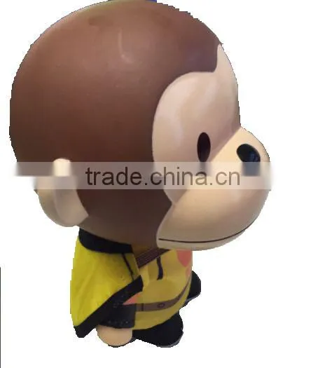 2016 Newest Monkey Feature Money Bank,Custom Monkey Coin Bank Vinyl Toy photo-2