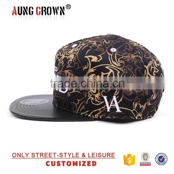 Newest Embroidery 5 Panel Snapback Cap photo-3
