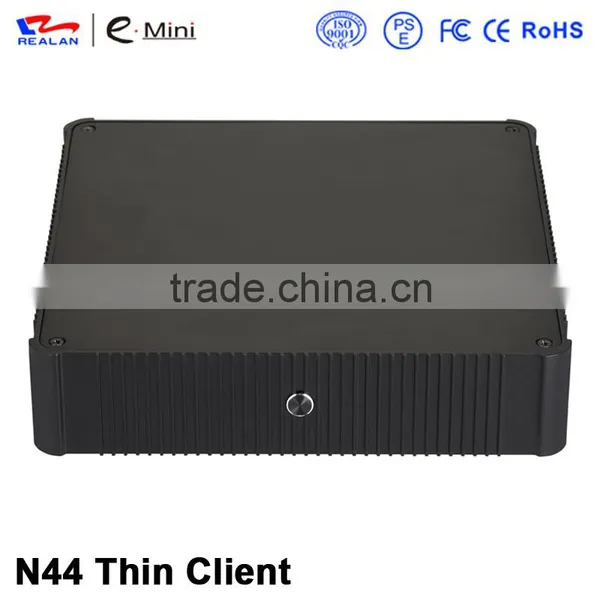 CE ROHS Certificate N44-J1900T1 Barebone Wholesaler Mini Fanless Desktop PC Thin Client photo-3