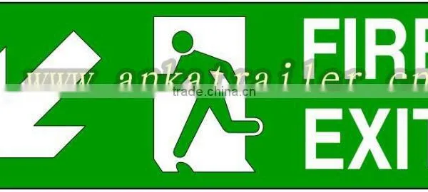 Exit Fire Safety Sign