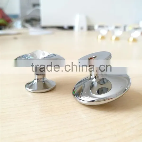 Modern Style Attractive Style Transparent Crystal Knob With Many Colors