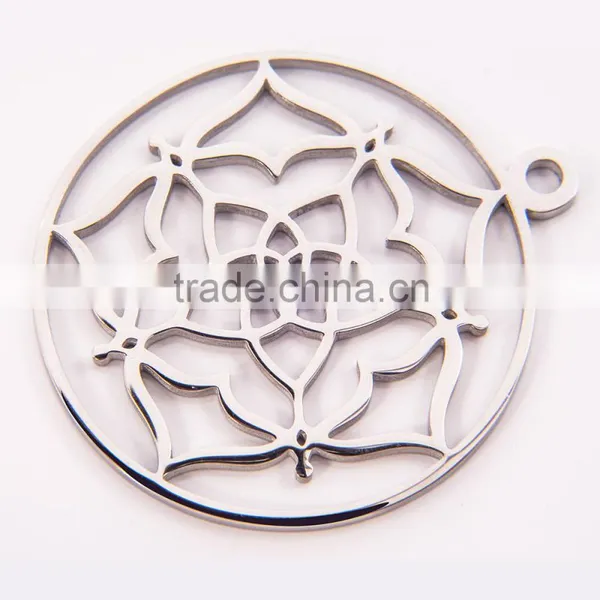 Wholesale Chakra Jewelry Fashion Long Chain Necklaces Flower Pendant photo-4