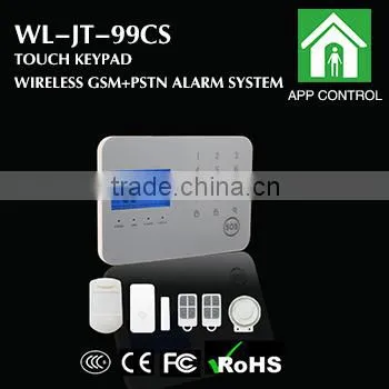 APP+Android Operation /PSTN&GSM Home Security System With Panel (support Language of English, German, Spanish, Russian)