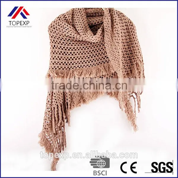 Knitted Scarf Winter Chunky Knit Scarf photo-3