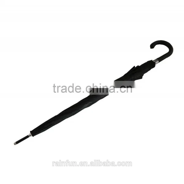 Automatic Open Long Umbrella With Black Fiberglass Frame photo-5