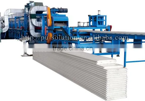2016 Hot Sale PU Cold Room Sandwich Panel Machine With Raw Material. photo-2