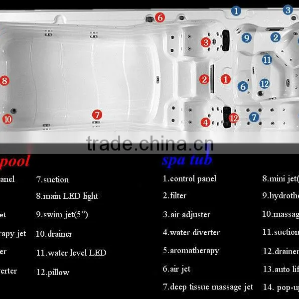 China Factory 6 Meter Figerglass Swimming Pool photo-2