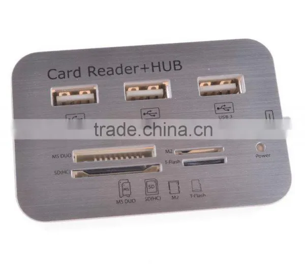 All-in-one Combo Kit USB2.0 Hub Card Reader Camera Connection Kit For IPad1/2/3 photo-2