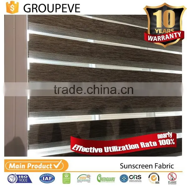 Double Layer Roller Window Blinds Canada Cortinas Roller Zebra Fabric photo-2