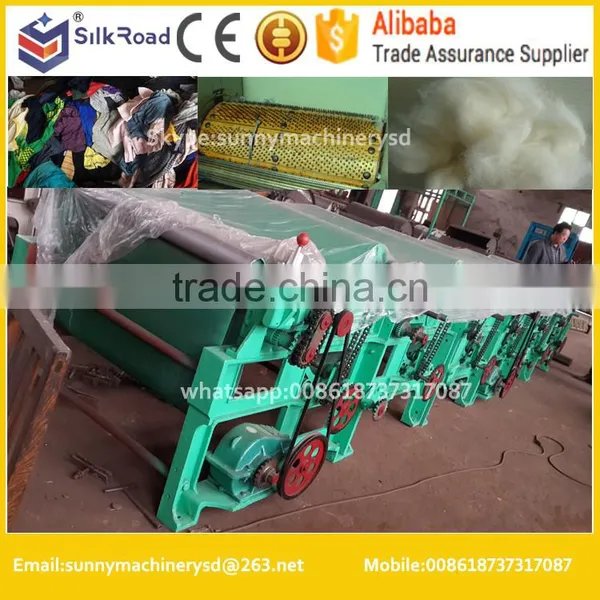Waste Clothes Textile Recycle Rag Tearing Machine for Sale photo-4