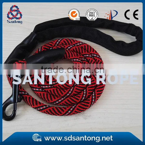 Small Dog Leash Nylon Reflective Rope photo-4