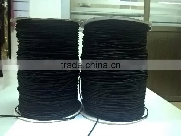 STOCK 2mm Black Elastic Cord for Hangtag and Bead String Fast Shipping photo-2