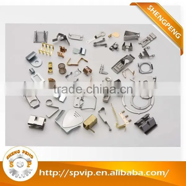 Competitively Priced Multi-Slides Press Metal Stamping Parts for Clips, Flat Springs, Battery Contacts photo-4