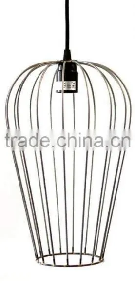 Pendant Cage Iron Lamp