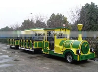 40 Passenger Trackless Fun Train for Amusement Park, Kids Riding Train photo-3