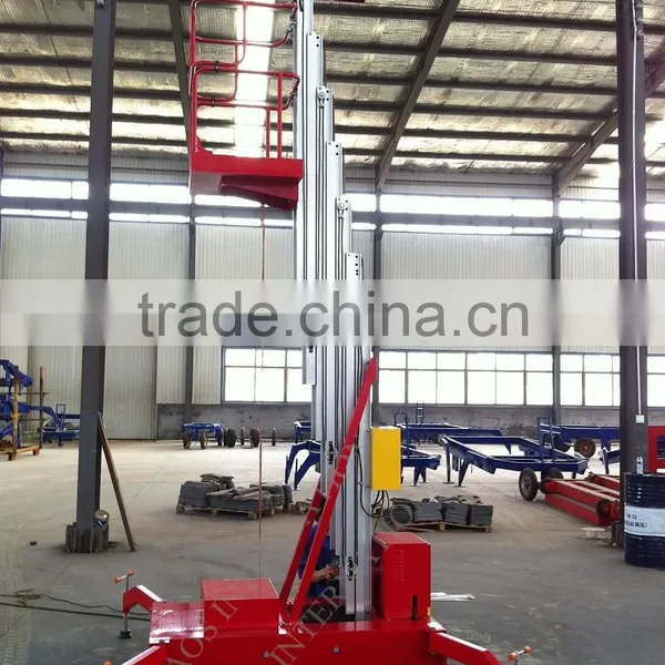 Small Aluminium Man Lift For Wall Washing Work photo-6