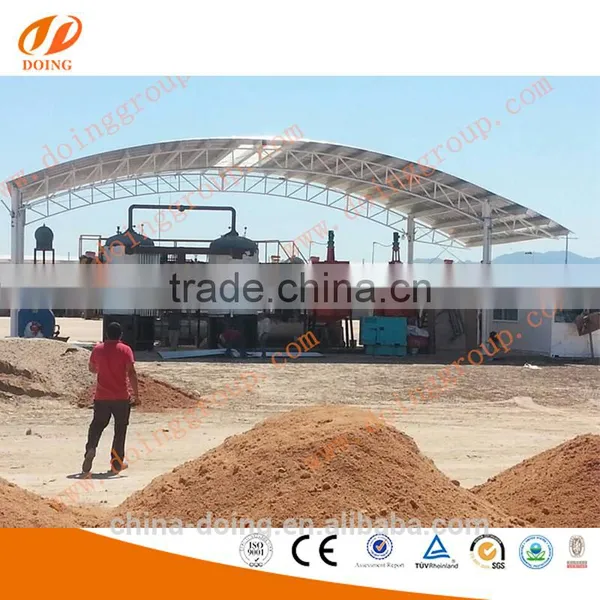 Waste Oil Distillation Machine Tire Oil to Diesel Application to Electric Generator photo-5