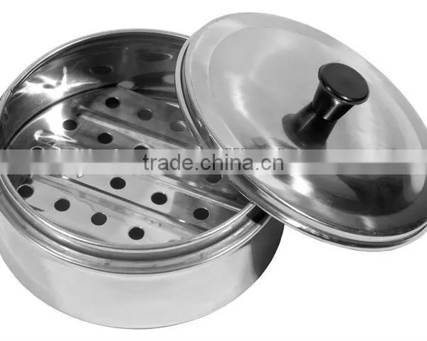 Silvery Color Commercial Stainless Steel Dumpling Food Steamer photo-2