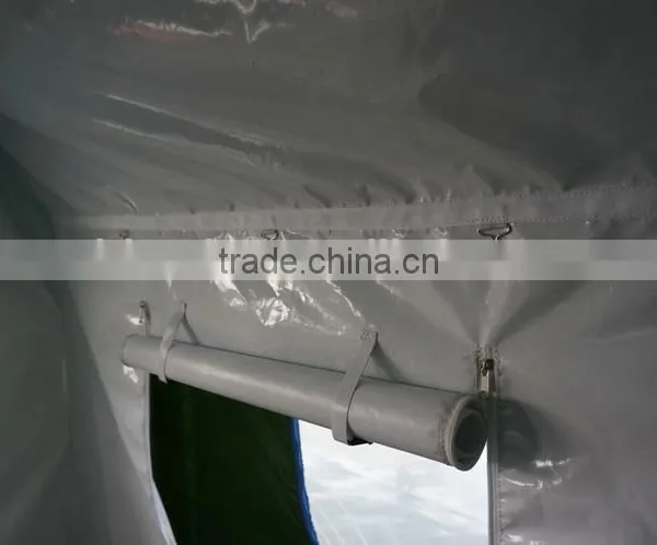PVC CE Army Green Inflatable Refugee Tent for Sale photo-3