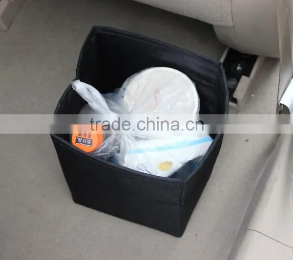 SIMETU Wastebasket Black Garbage Can Trash Bag photo-4