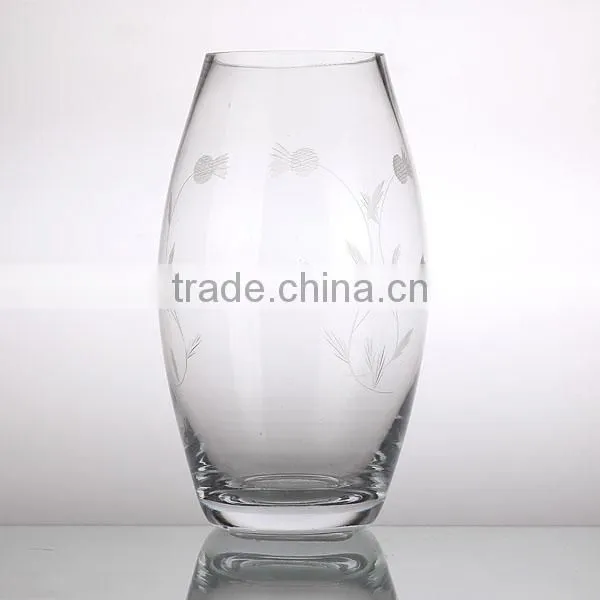 Hand Carved Crystal Glass Vase photo-5
