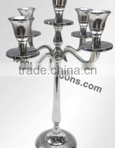 Cheap Aluminum Silver Candelabra photo-6