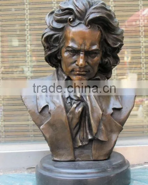 Famous Musician Beethoven Bust Bronze Statue for Music Theatre photo-1