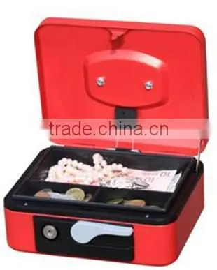 451439 Cold Rolled Steel Sheet Security Box Metal Safe Cash Storage Money Coins Box photo-2