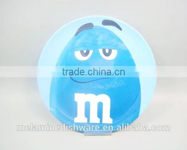 Round Melamine Fruit Dessert Plate for Kid Children photo-3