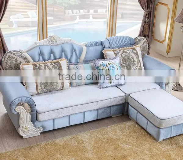 201# Best Selling Antique Classic Fabric Chaise Lounge /corner Sofa/ Functional Sofa photo-2